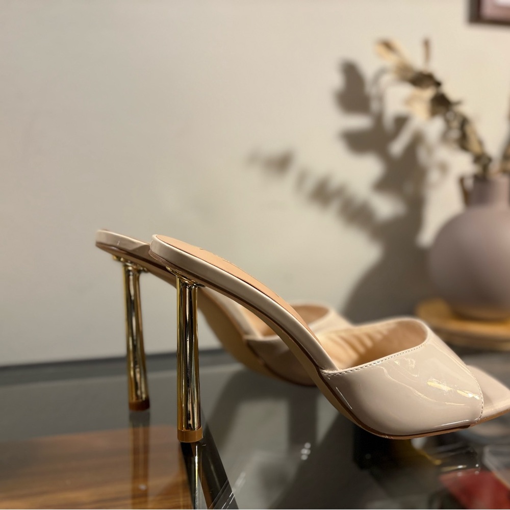 NWOT Anne Michelle Elegant Cream Women's Heels - Picture 6 of 8